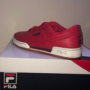 Red Fila Shoes